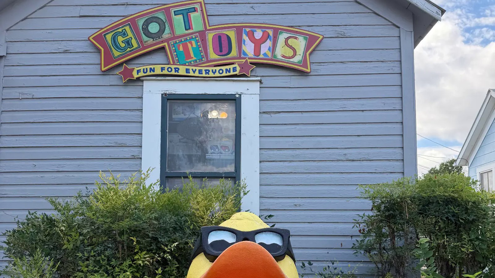 Got Toys storefront in Gruene, Texas